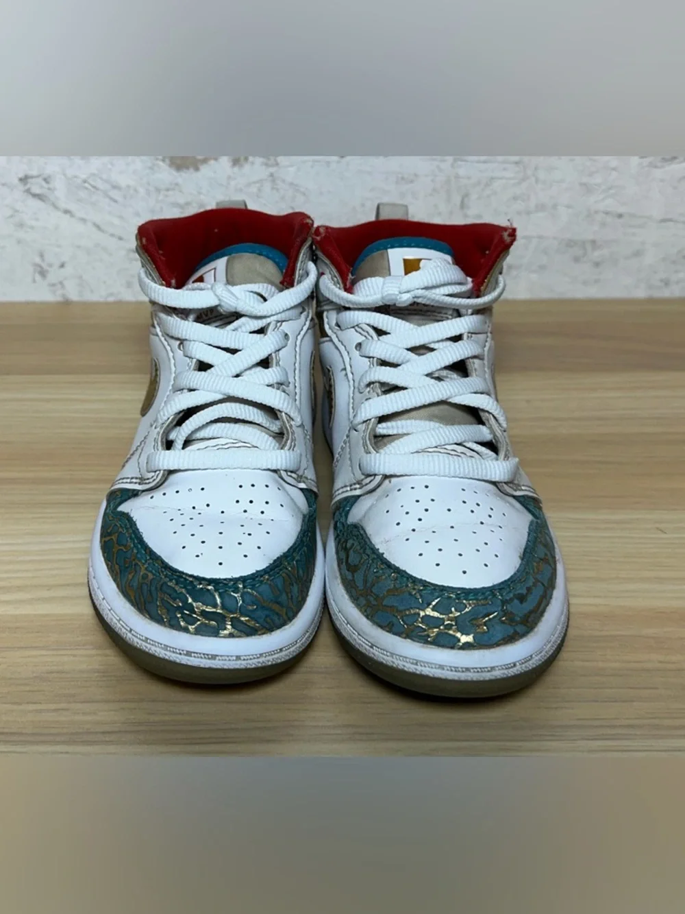 Nike Kids Air Jordan 1988 tribute sneakers “School Addition “ 11C - Picture 3 of 9